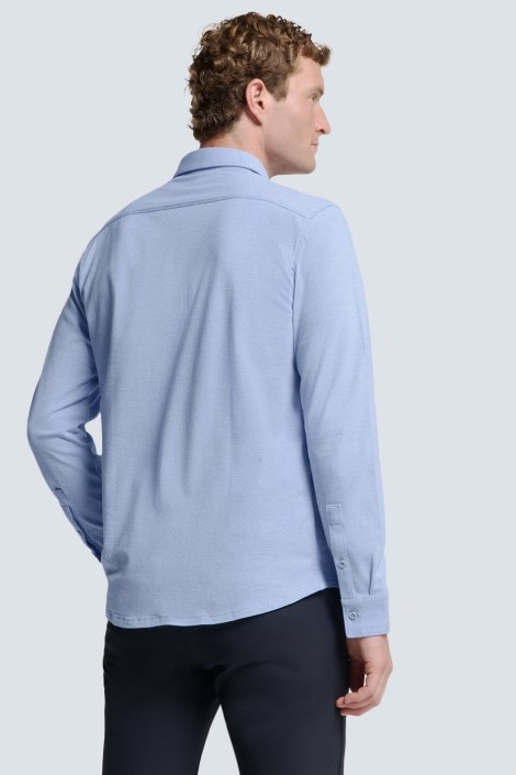 NO-EXCESS shirt jersey pique stretch